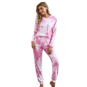 Two Piece Set Tracksuit Women Clothes (Option: Pink-M)